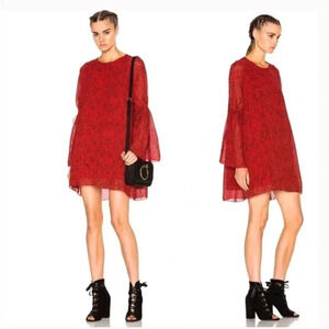 IRO Paisley Appoline Georgette Dress Size Small